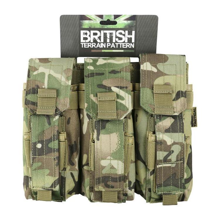 Kombat UK Triple Mag Pouch with PISTOL Mag - Wylies Outdoor World