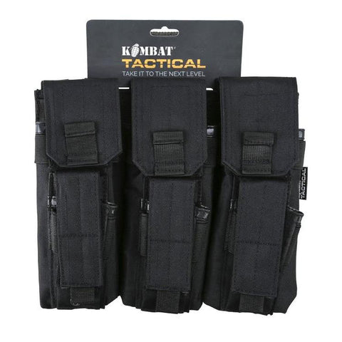 Kombat UK, Triple Mag Pouch with PISTOL Mag, Pouches,Wylies Outdoor World,
