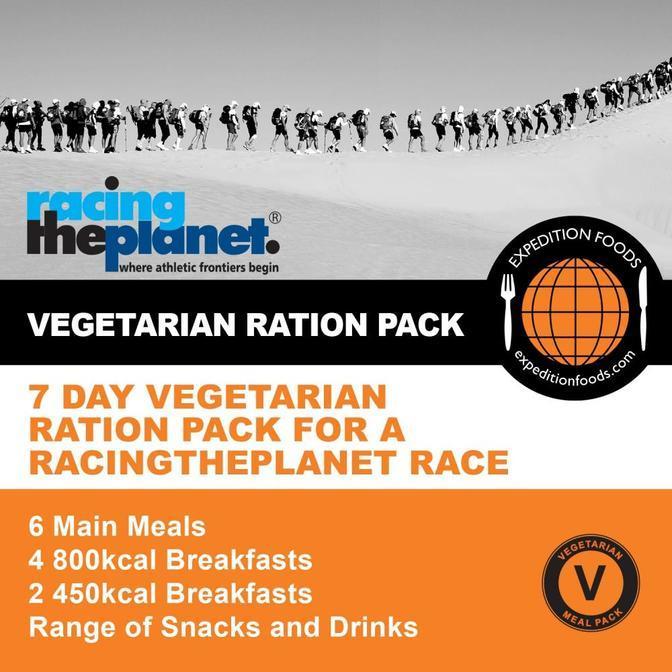 Expedition Foods, Expedition Foods - RacingThePlanet Ultramarathon 250km Vegetarian Nutrition Pack, Day Ration Packs, Wylies Outdoor World,
