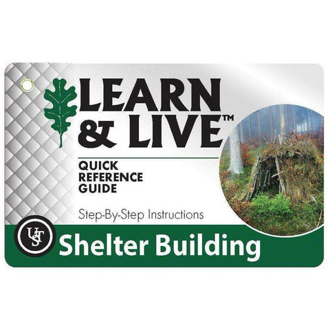 U.S.T. Survival Cards - Shelter Building - Wylies Outdoor World