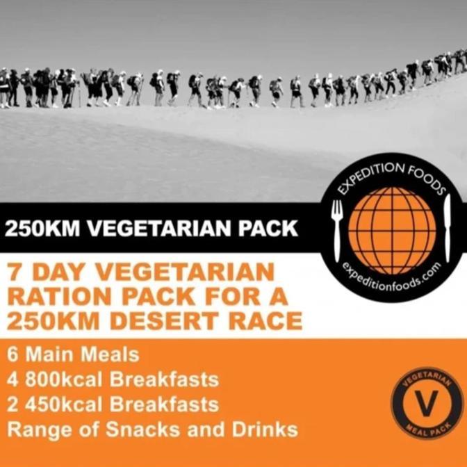 Expedition Foods, Expedition Foods - Desert Race Vegetarian Nutrition Pack, Day Ration Packs, Wylies Outdoor World,
